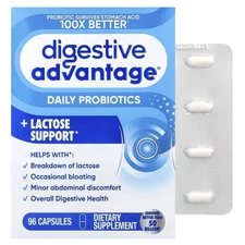 Digestive Advantage®, Daily Probiotics + Lactose Support, 96 Capsules