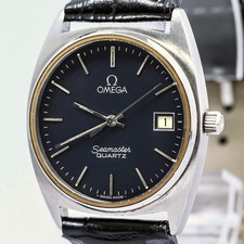 No Tariffs **Vintage 1979** OMEGA Seamaster Cal.1342 Quartz Push Crown 33mm Mens