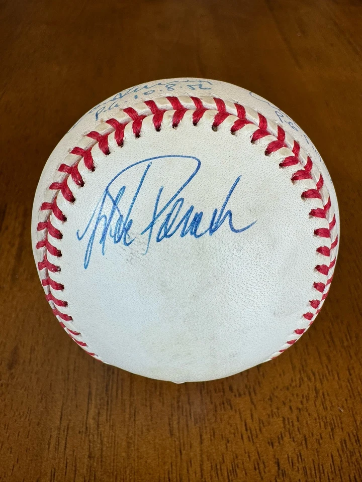PG Pitcher / Catcher Yogi Berra Don Larsen Autographed AL Baseball JSA LOA - Image 3 of 4