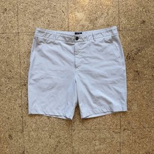 Faherty All Day Hybrid Shorts Men's 38 9" Beige Quick Dry Stretch Drawstring