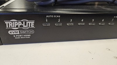 Tripp Lite B024-HU08 8-Port HDMI KVM Switch Box Rack Mountable Tested