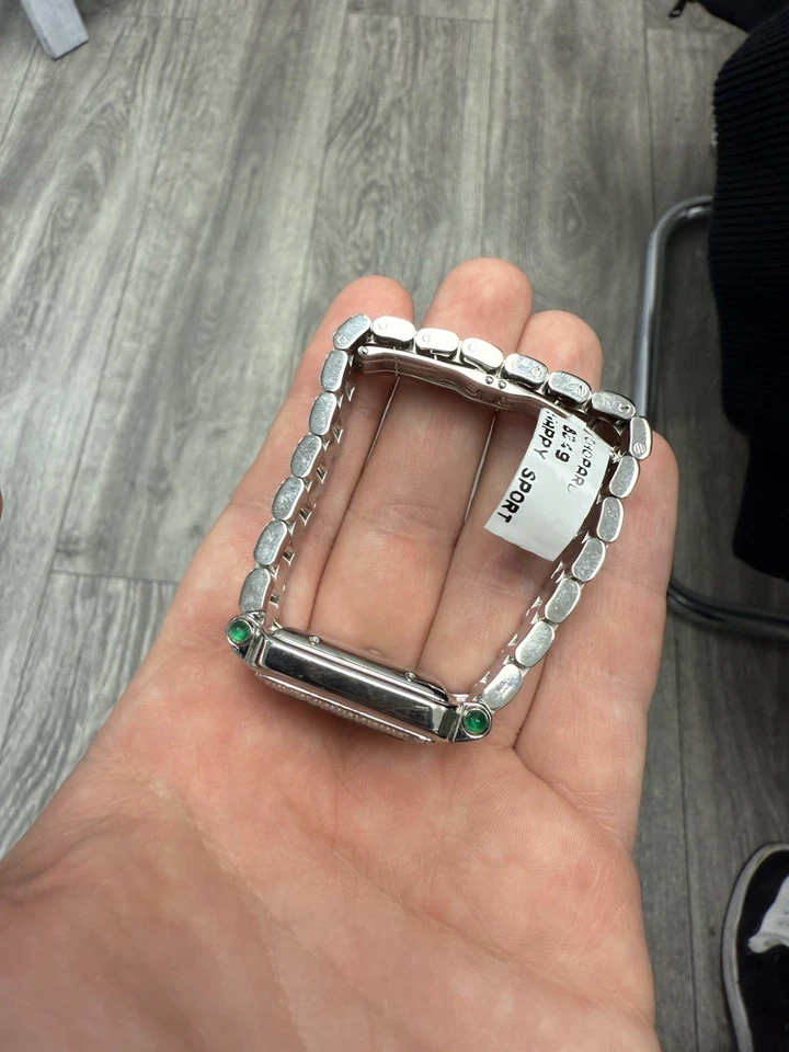 Reloj Chopard Happy Sport cuadrado de diamantes para mujer Foto 4 de 4