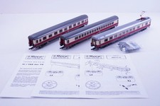 (KAD0035) Roco 44117 H0 DC Set di carrozze da viaggio TEE delle DB, confezione originale