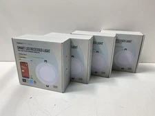 Bundle of 4 Torchstar Litedge Smart LED Recessed Lights