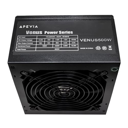 VENUS500W Venus 500W ATX Netzteil mit automatischer thermischer Steuerung 120mm - Bild 5 von 7
