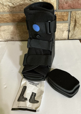 Polymer Air High Top Walking Boot Black Adjustable Inflatable Immobilizer
