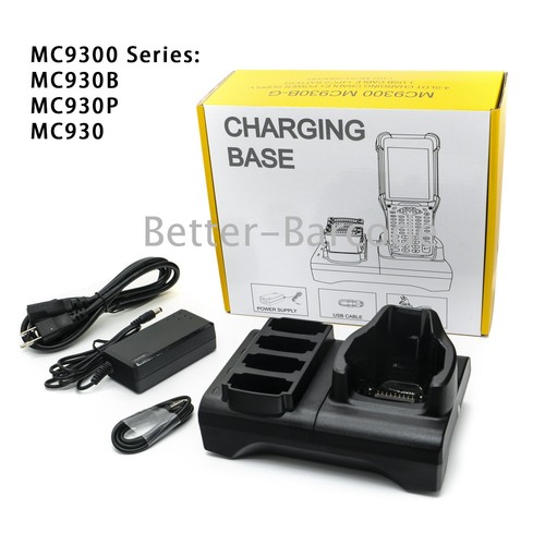 4-Bay Battery Charging Charger Cradle For Zebra MC9300 MC930B MC930P MC930 PL - Zdjęcie 5 z 10