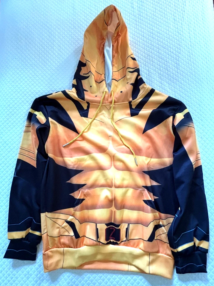 Disfraz Pullover Héroe Cosplay Adulto Impresión 3D Halloween Naranja y Negro Tigre Hombre? Foto 4 de 4