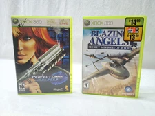 Blazing Angels 2 Secret Missions of WWII (Xbox 360 2007) And Perfect Dark Zero