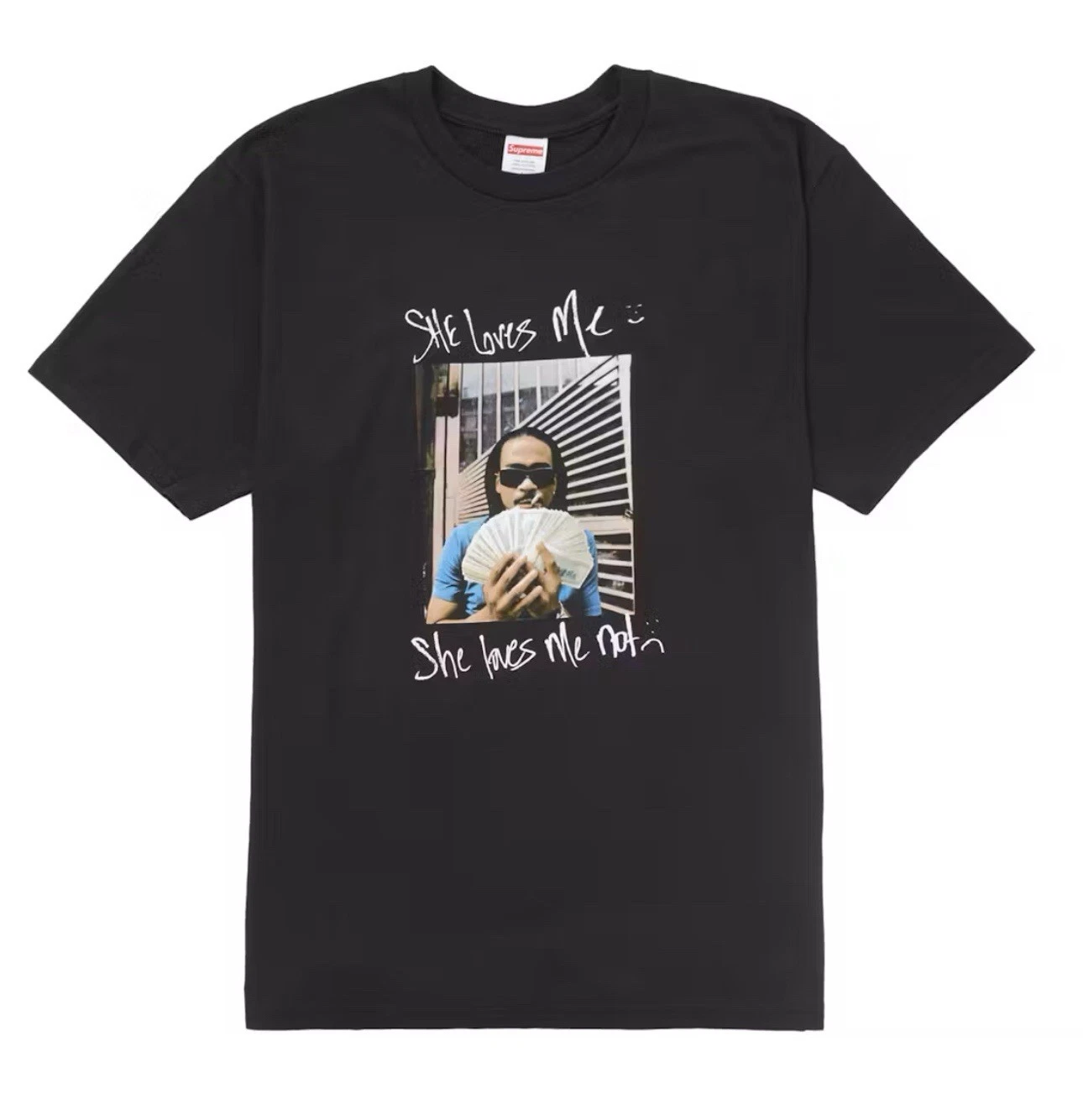 TEE SHIRT NOIR SUPREME MAX B TAILLE XL (SS25 SEMAINE 7) NEUF