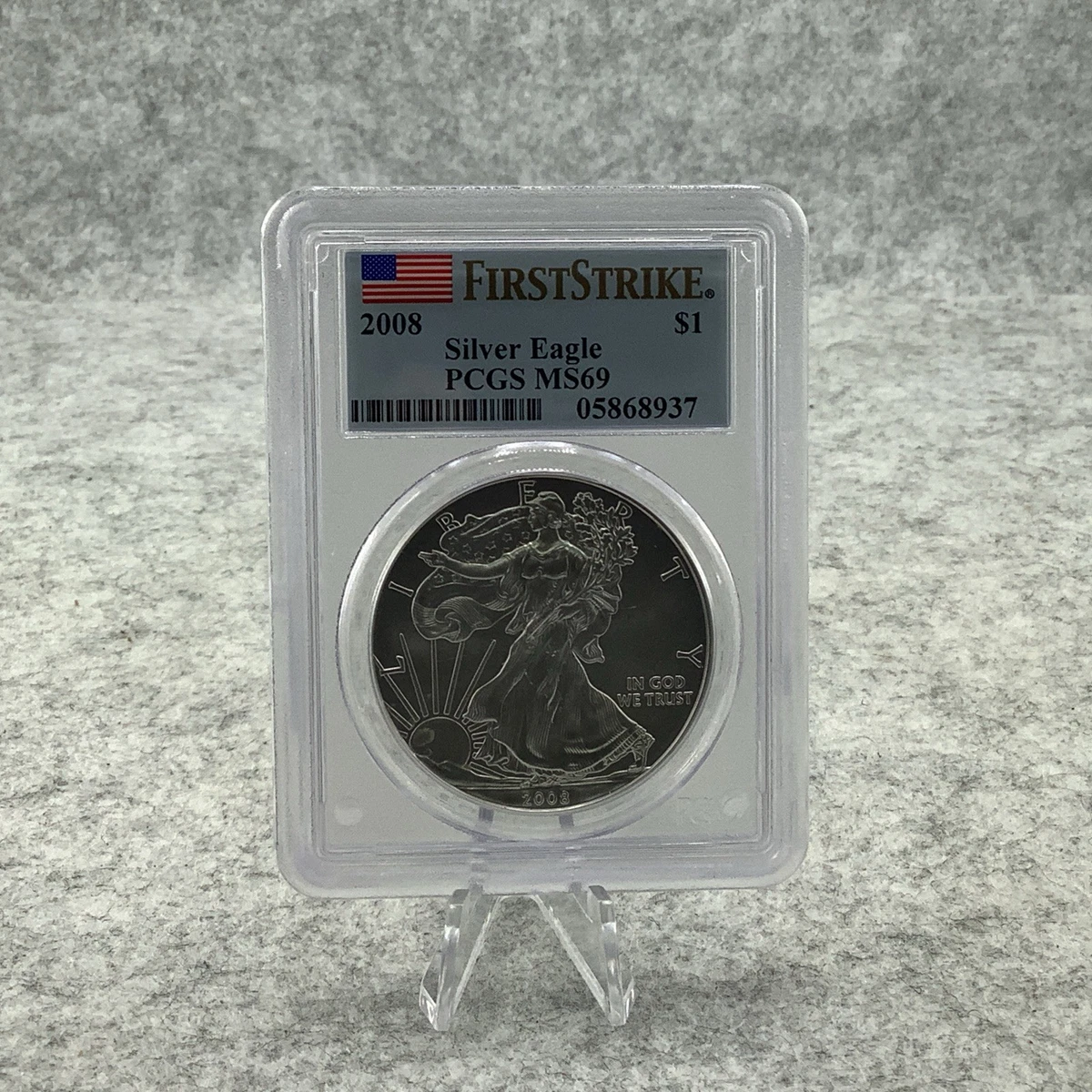 American Eagle MS 69 Graded 2008 Silver Bullion Coins for sale | eBay