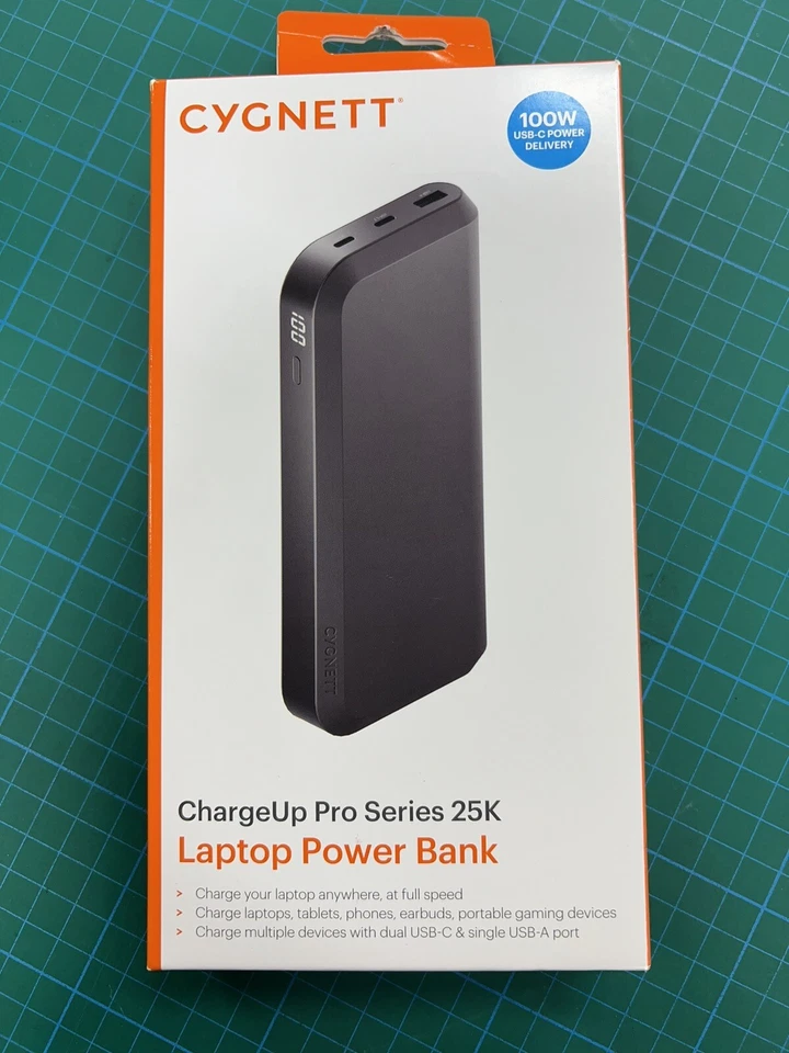 Cygnett ChargeUp ProSeries 25K Laptop Power Bank