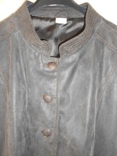 Echte Velour/Wildleder Jacke, Farbe dunkelbraun, Gr. 50, siehe Maße, Firma M&S