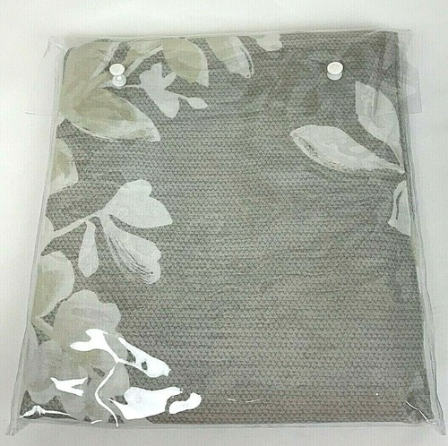 Madison Park Marian 100% Cotton Beige Floral Shower Curtain NEW flowers - Picture 3 of 4