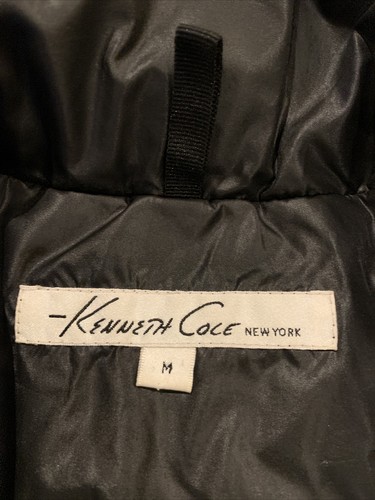 Kenneth Cole Women's Quilted Down Fill Puffer Jacket Black Winter Coat Sz M - Picture 8 of 11