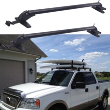 43.3"  Top Roof Rack Cross Bar Cargo Luggage Carrier For Ford F150 SuperCrew Cab