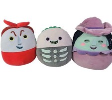 Nightmare Before Christmas Squishmallows Lock Shock Barrel 12 Inch Disney LOT