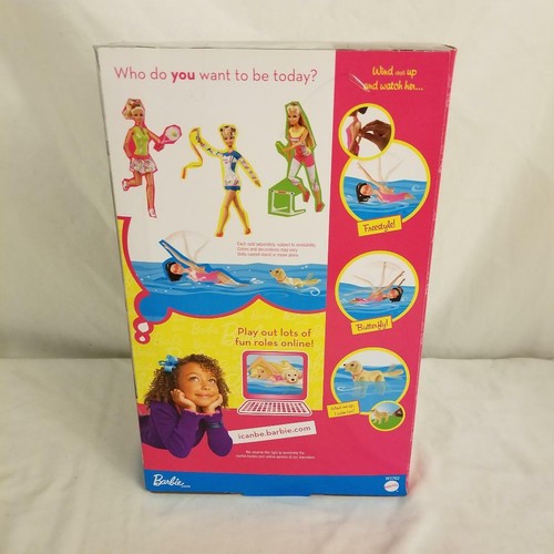 Barbie Team Barbie I Can Be Swim Champion AA NIKKI W3762 2011 BNIP NRFP NEW - Picture 5 of 6
