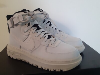 nike white air force 1 high utility trainers