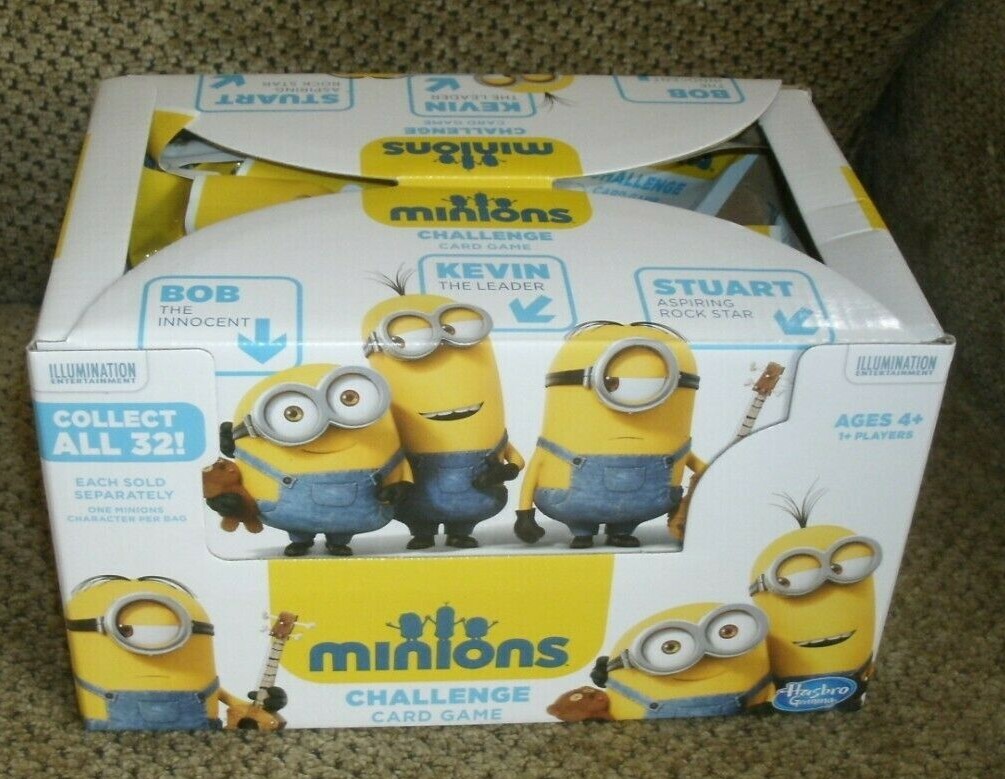20 Despicable Me Blind Bag Surprise Minions Challenge Card Game
