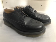Dr. Martens 3989 Brogue Shoe Women's Size 7 Vintage Black Damaged