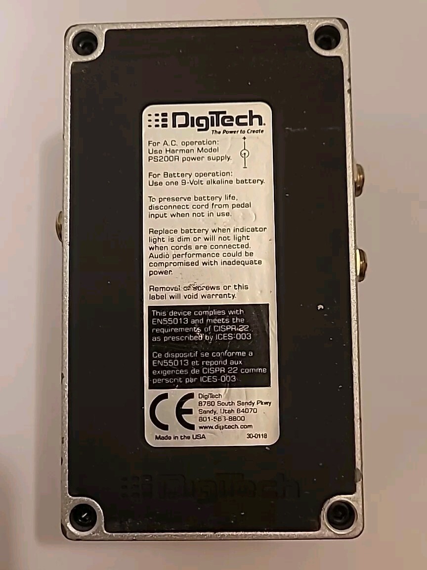 DigiTech X-Series Digidelay Digital Delay Guitar Effects