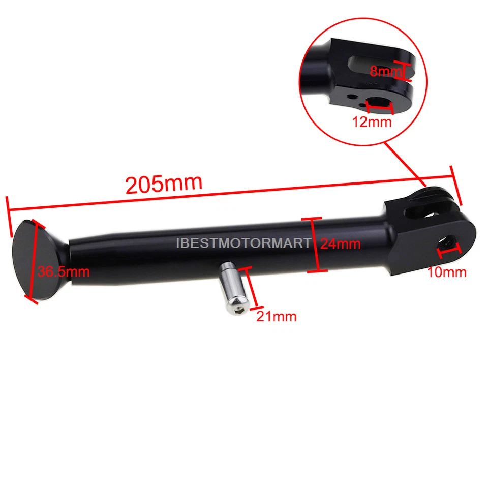 Adjustable Kickstand Side Stand For Honda CBR600RR 2003-2021 CBR1000RR 2004-2007 - Imagem 4 de 4