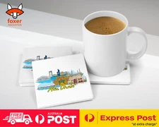 COASTER COFFEE DRINKING MAT|ABU DHABI UNITED ARAB EMIRATES
