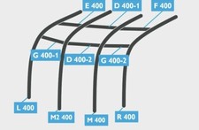 Kampa Ace Air 400 Pro Spare Beams In Sleeves - For Curved Roof