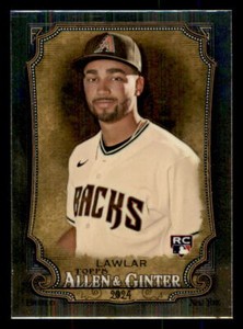 2024 Topps Allen & Ginter Chrome #99 Jordan Lawlar Arizona Diamondbacks RC