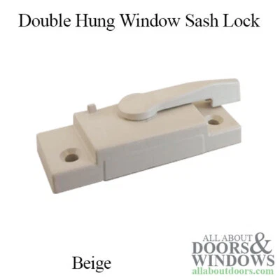 Amesbury Truth Sash Lock For Double Hung And Single Hung Windows Beige Sash Lock