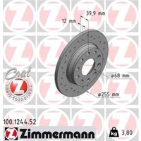 2X Zimmermann Sport Z Bremsscheibe 100.1244.52