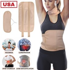 Reusable Castor Oil Pack Kit Compress Wrap Belt for Inflammation Toxin Remover