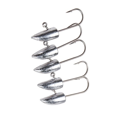 50 Pcs 1g/3g Lead Jig Head Hook Saltwater Freshwater Worm Fishing Hook - 第 13/20 張圖片