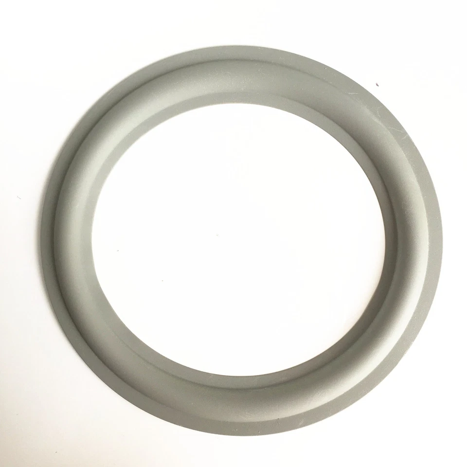 Replacement 6" Speaker Gray Rubber Surrounds For B&W DM601, LCR600 Woofer Repair - image 3 of 4