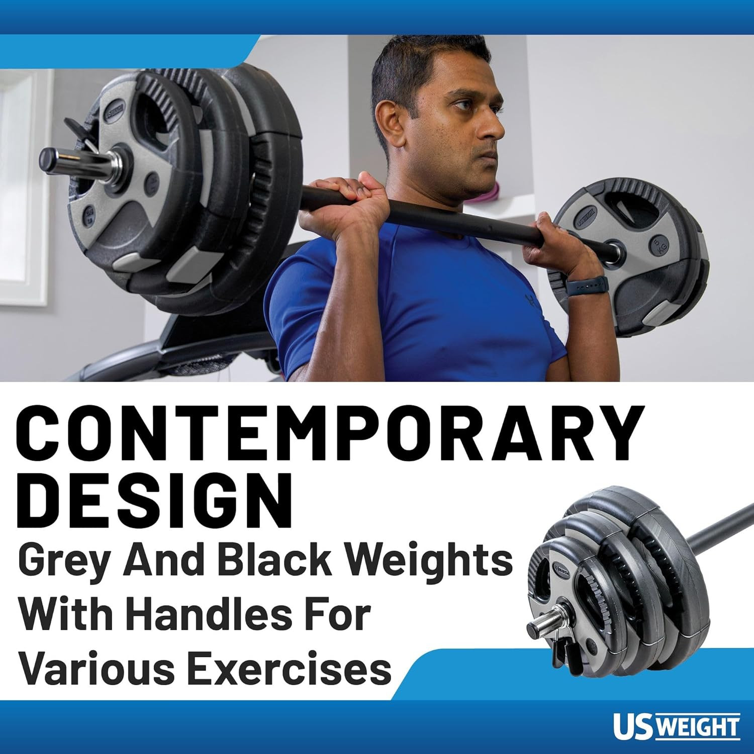 Adjustable Weight Set with Barbell, Dumbbells & Kettlebell for Home Gym