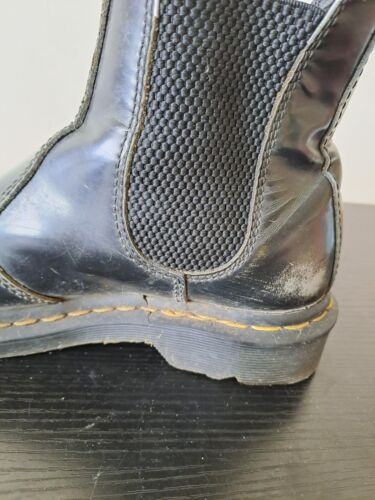 Dr Martens 2976 Boots Womens Size US 6 Black Pull On Bouncing Combat Chelsea - Picture 10 of 16