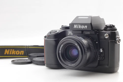 [MINT] Nikon F4 SLR 35mm DP-20 + AF Nikkor 35-70mm F/3.3-4.5 Lens From Japan