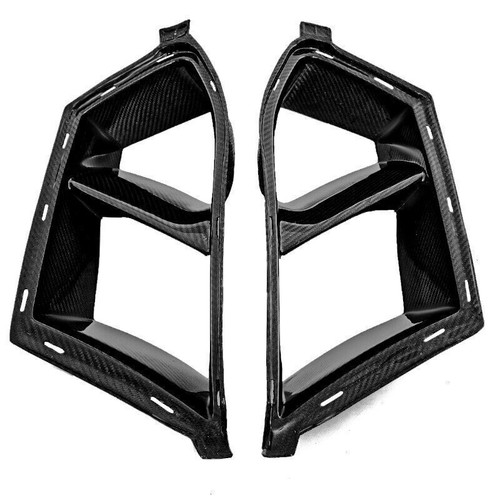 For 2021~2023 BMW G80 M3 G82 G83 M4 Real CARBON FIBER Front Air Inlet Duct Vent - Picture 4 of 12