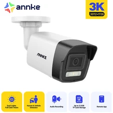 ANNKE 5MP Audio PoE Security IP Camera Color Night Vision Outdoor AI Detection