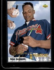1993 Inside The Numbers Peter Gammons David Justice Atlanta Braves #460