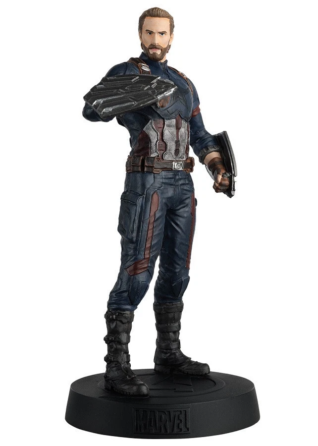 Super Held Películas Marvel Capitán América 76 Figura Eaglemoss Estatuas TV - Imagen 4 de 4