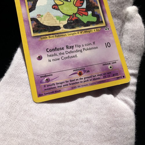 2002, Natu, Neo Discovery, Vintage Pokémon Card #59 - Picture 2 of 6