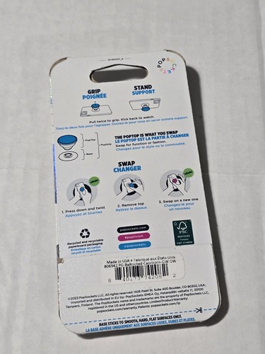 PopSockets Popgrip Zodiac Capricorn Phone Grip & Stand Astrology Swap Top - Photo 2 sur 2