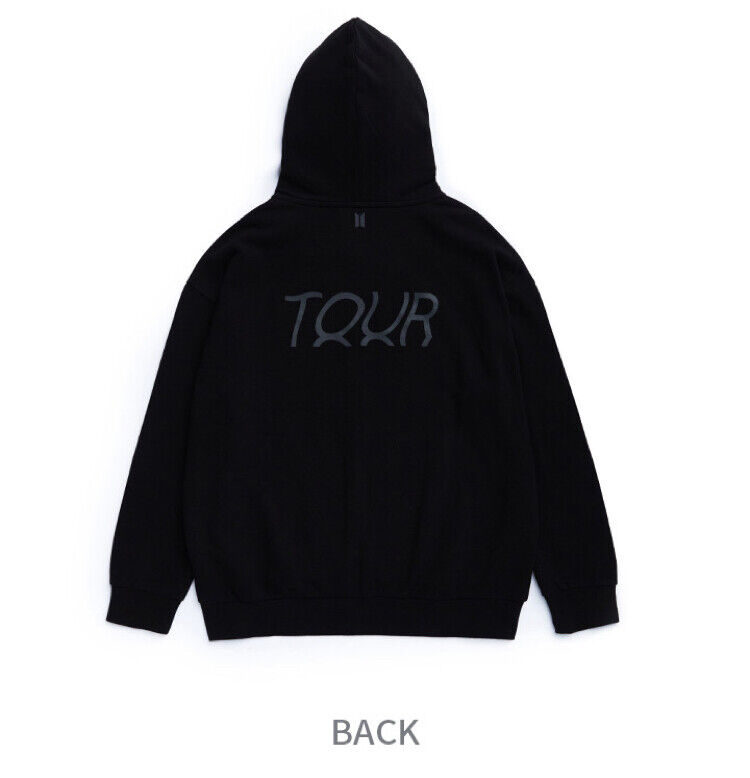 BTS MAP OF THE SOUL TOUR ZIP-UP HOODY MOT TOUR EDITION HOODIE OFFICIAL MD