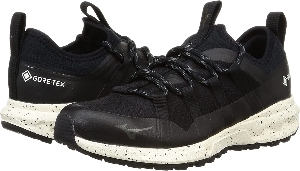 MIZUNO WAVE EVOKE GTX Men's Sneakers Dark Gray Black Khaki US 4.5-10 New