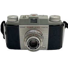 Vintage Kodak Pony 135 35mm 3-Element Kodak Anaston Lens Compact Film Camera