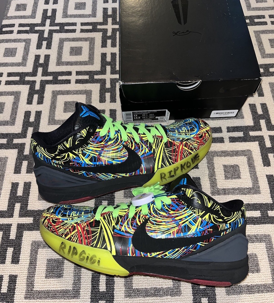 NIKE KOBE IV PROTRO WIZENARDナイキコービーUS8.5 Nike Zoom Kobe 4 Protro Wizenard brand new with box black