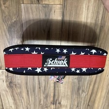 Schiek Model 2004 Nylon Stars n' Stripes 4.75" Weight Lifting Belt Made in USA