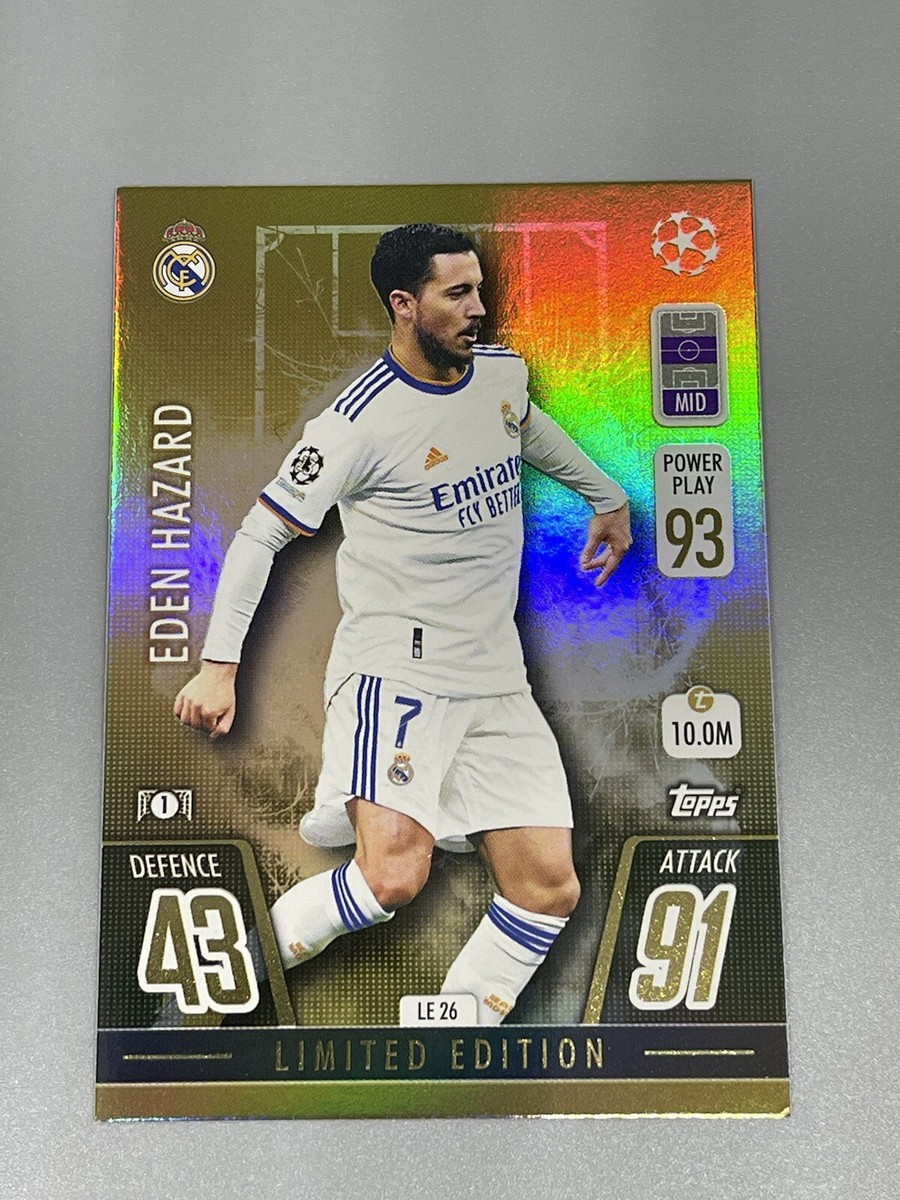 ☆☆☆Eden Hazard vs Joao Felix/ 09/12 カード Eden Hazard 2021-22 Topps Match Attax UCL Europa Gold